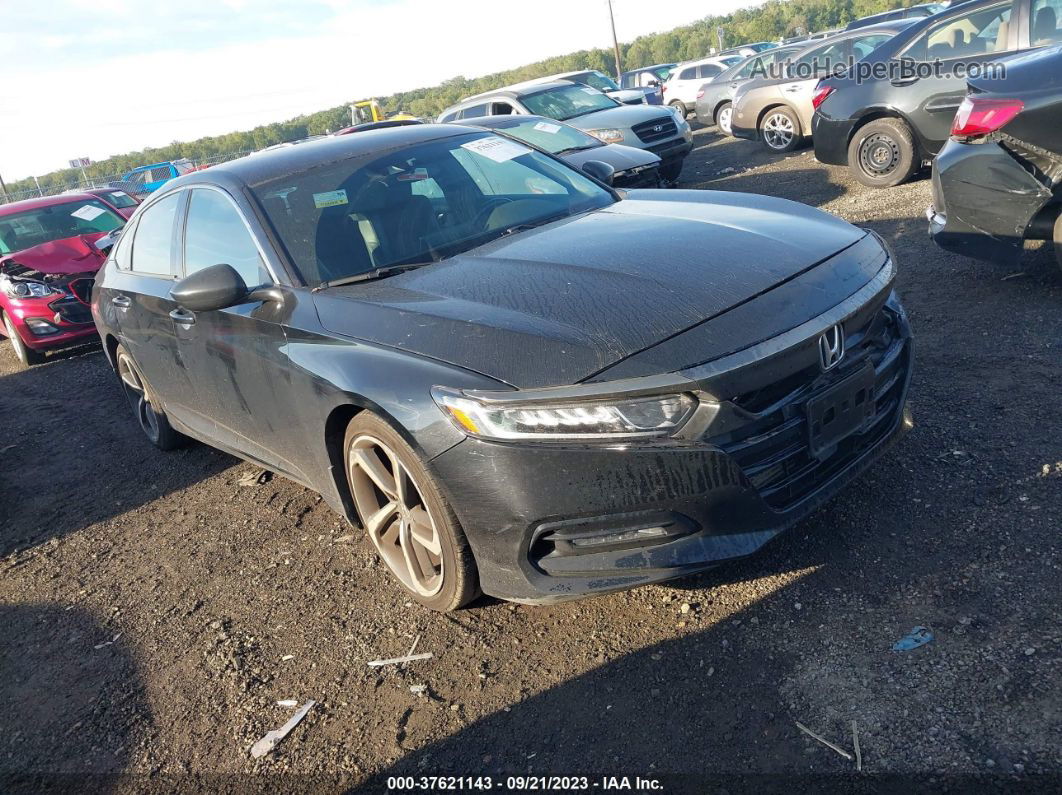 2018 Honda Accord Sport Black vin: 1HGCV1F31JA241763