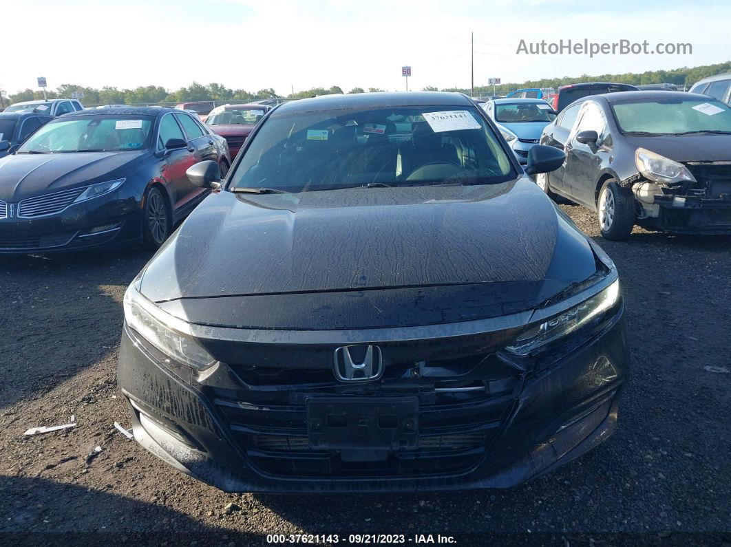 2018 Honda Accord Sport Black vin: 1HGCV1F31JA241763