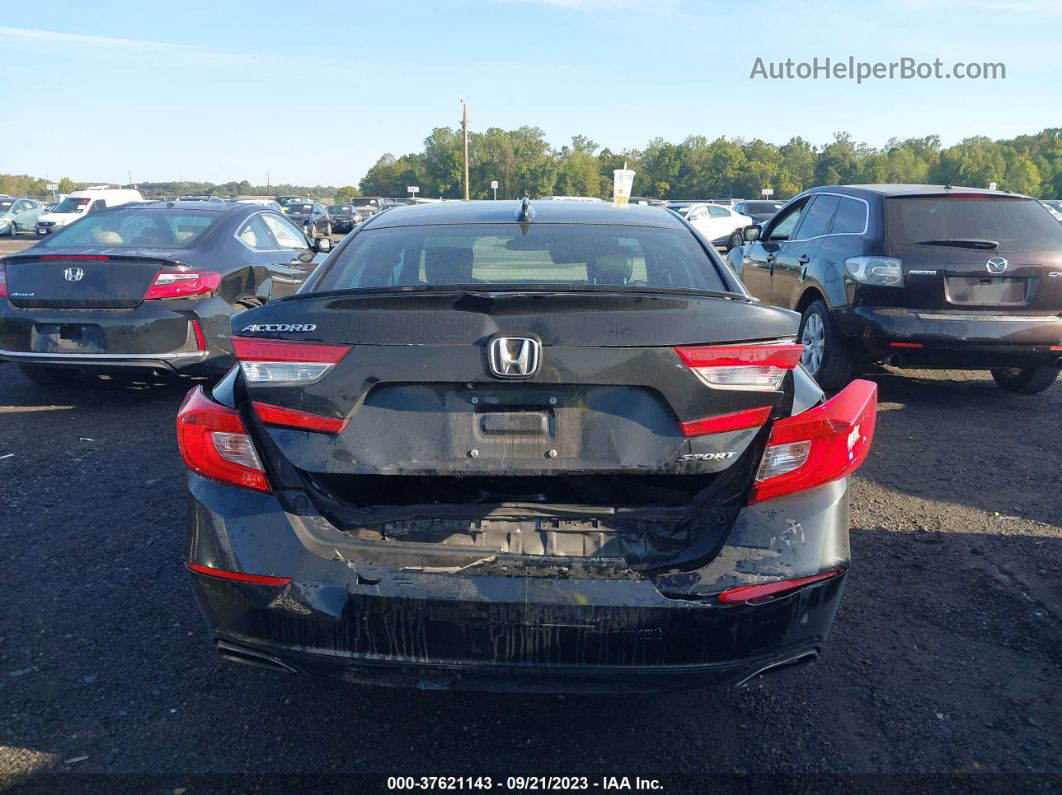 2018 Honda Accord Sport Black vin: 1HGCV1F31JA241763