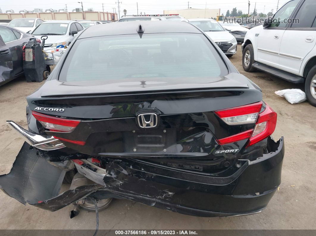 2018 Honda Accord Sport Black vin: 1HGCV1F31JA250270