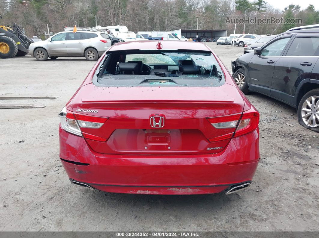 2019 Honda Accord Sport Red vin: 1HGCV1F31KA000559