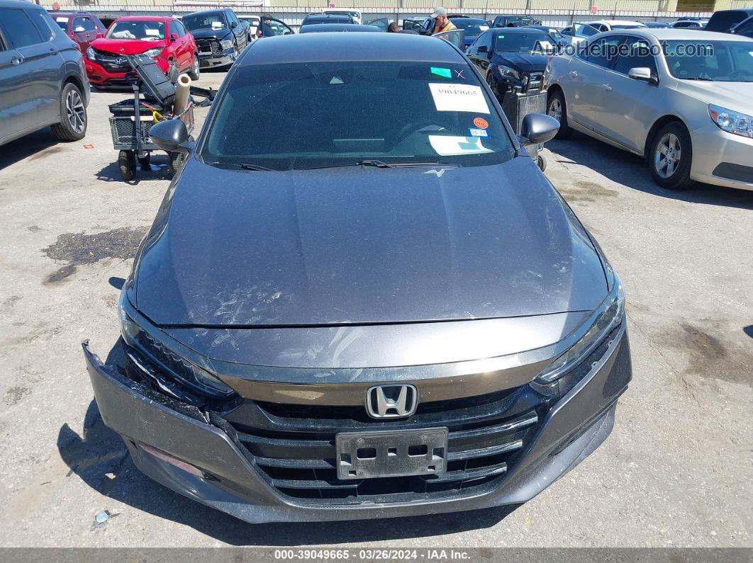 2019 Honda Accord Sport Gray vin: 1HGCV1F31KA053620