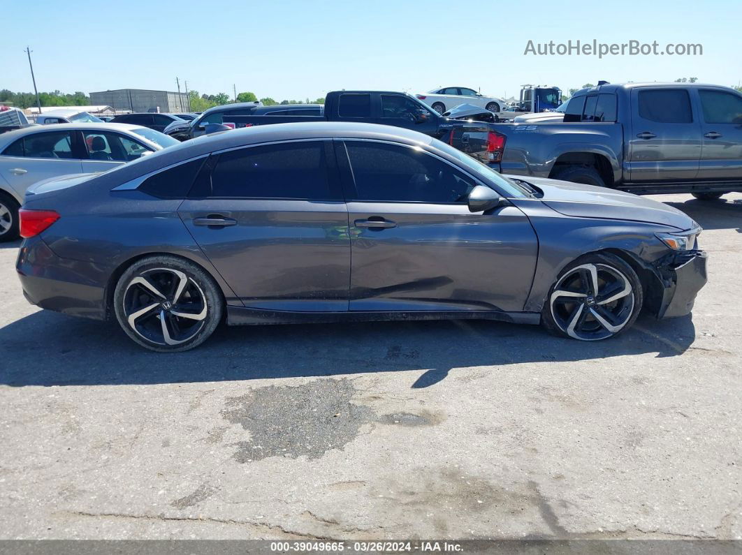 2019 Honda Accord Sport Gray vin: 1HGCV1F31KA053620