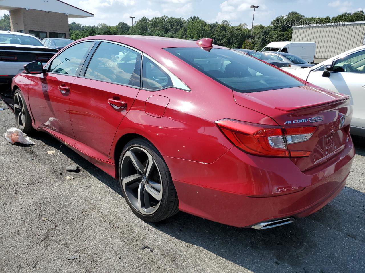 2019 Honda Accord Sport Red vin: 1HGCV1F31KA072166