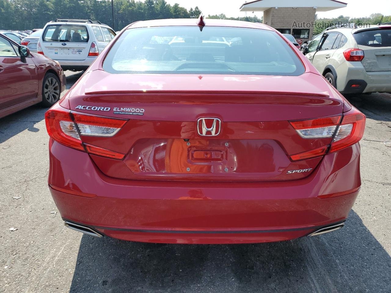 2019 Honda Accord Sport Red vin: 1HGCV1F31KA072166