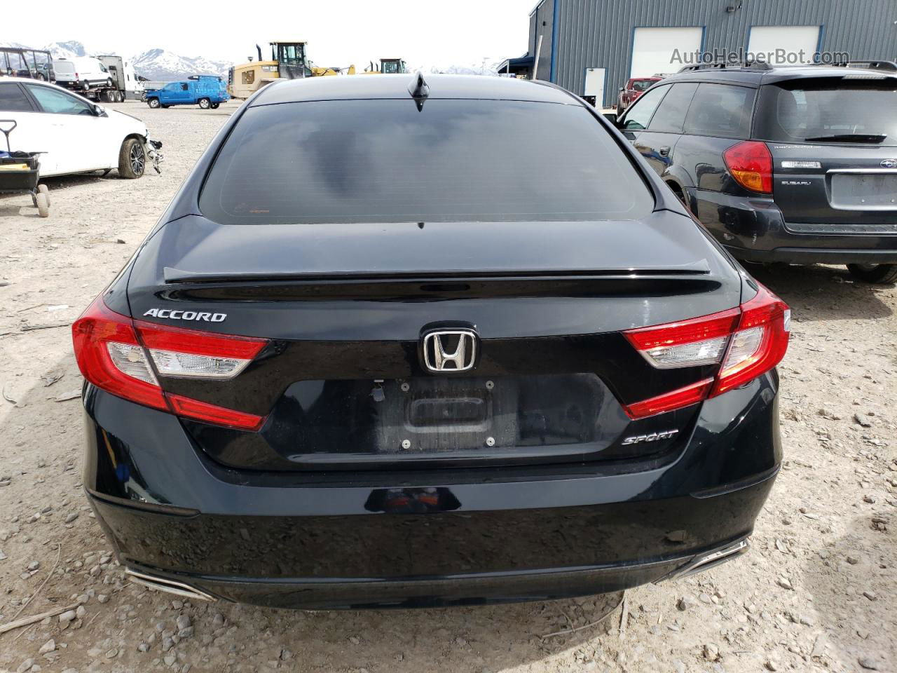 2019 Honda Accord Sport Black vin: 1HGCV1F31KA074676