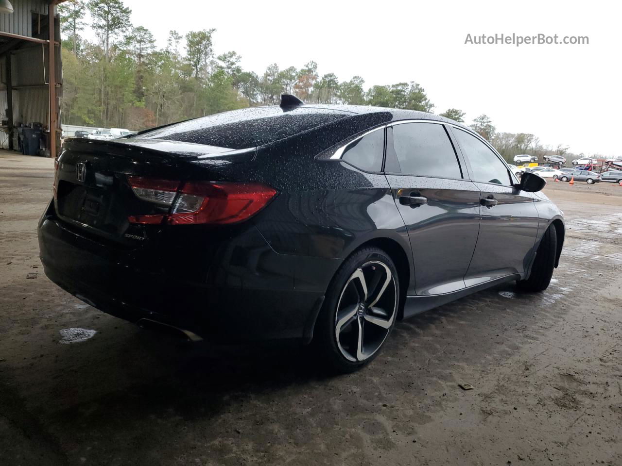 2019 Honda Accord Sport Черный vin: 1HGCV1F31KA083961