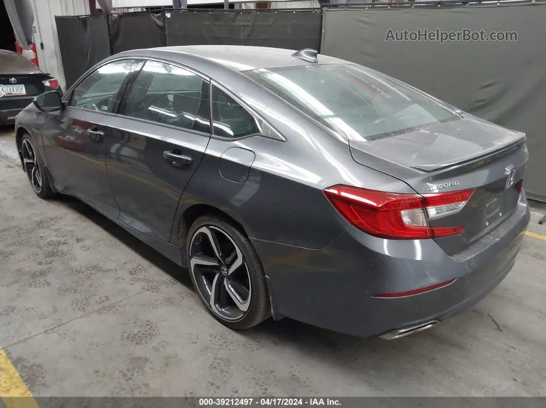 2019 Honda Accord Sport Gray vin: 1HGCV1F31KA135119