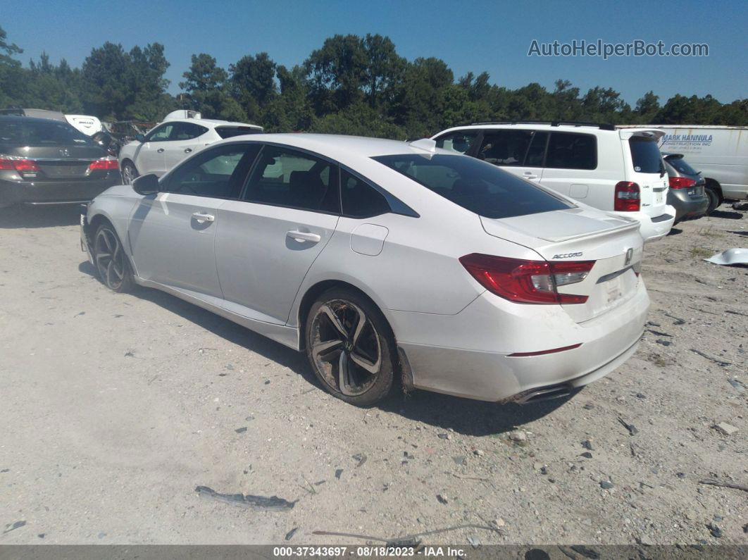 2020 Honda Accord Sedan Sport White vin: 1HGCV1F31LA004239