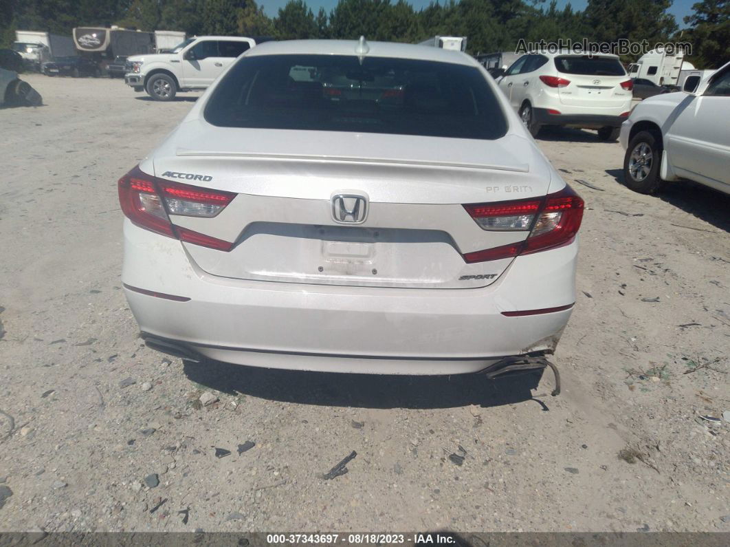 2020 Honda Accord Sedan Sport White vin: 1HGCV1F31LA004239