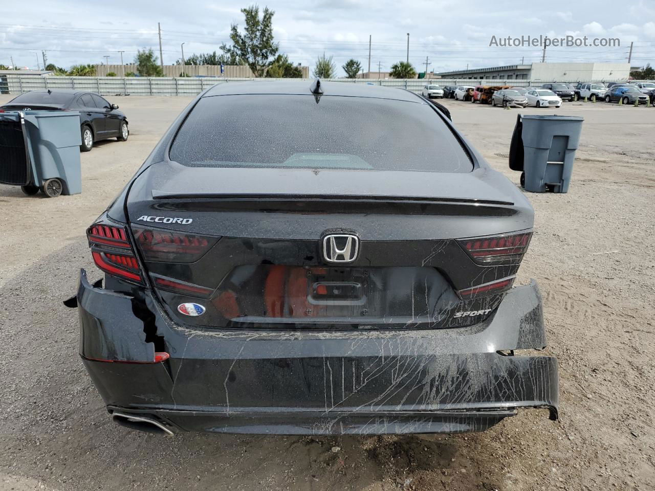 2020 Honda Accord Sport Black vin: 1HGCV1F31LA021557