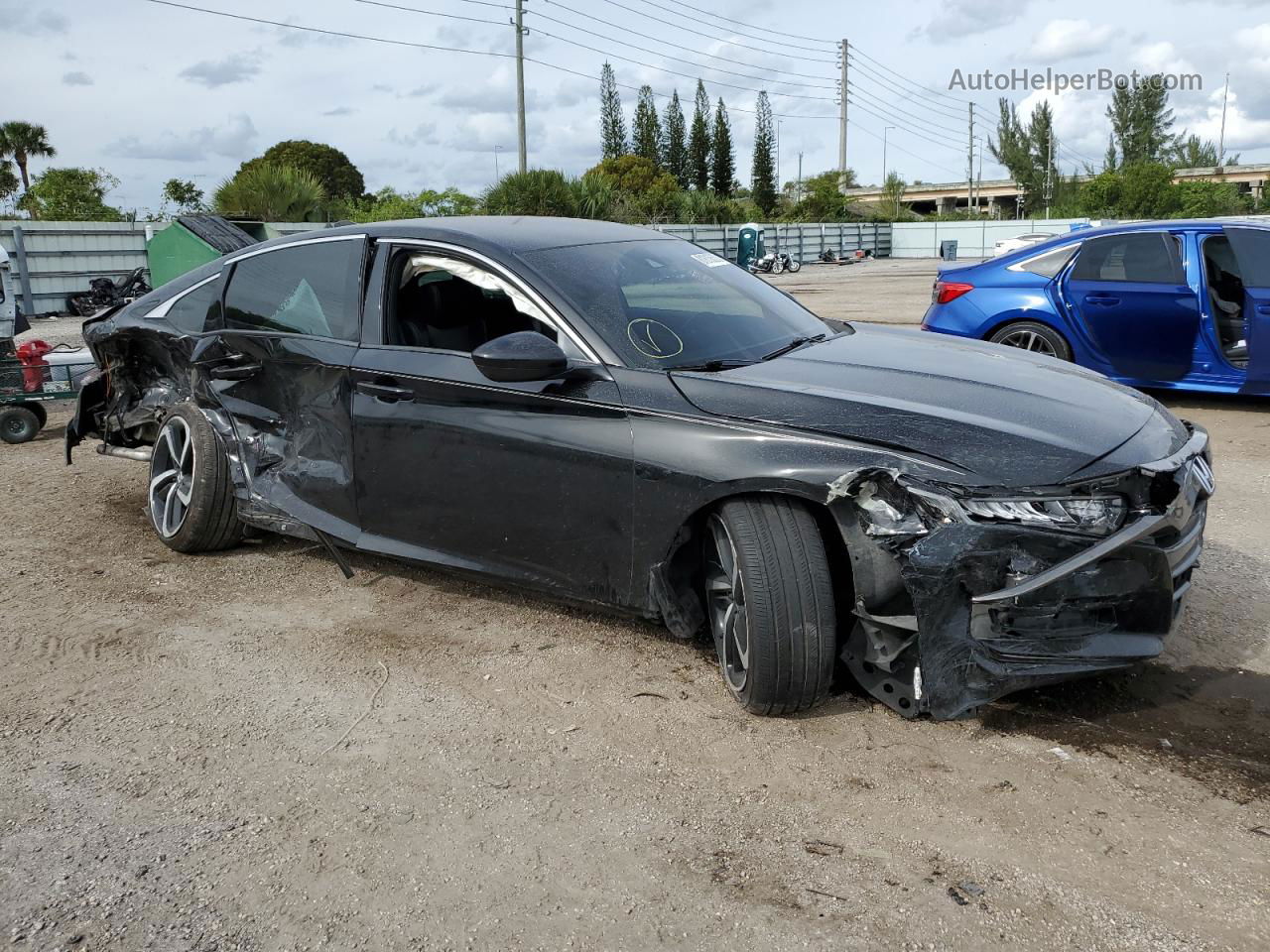 2020 Honda Accord Sport Black vin: 1HGCV1F31LA021557