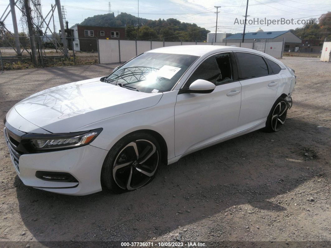 2020 Honda Accord Sport White vin: 1HGCV1F31LA024765