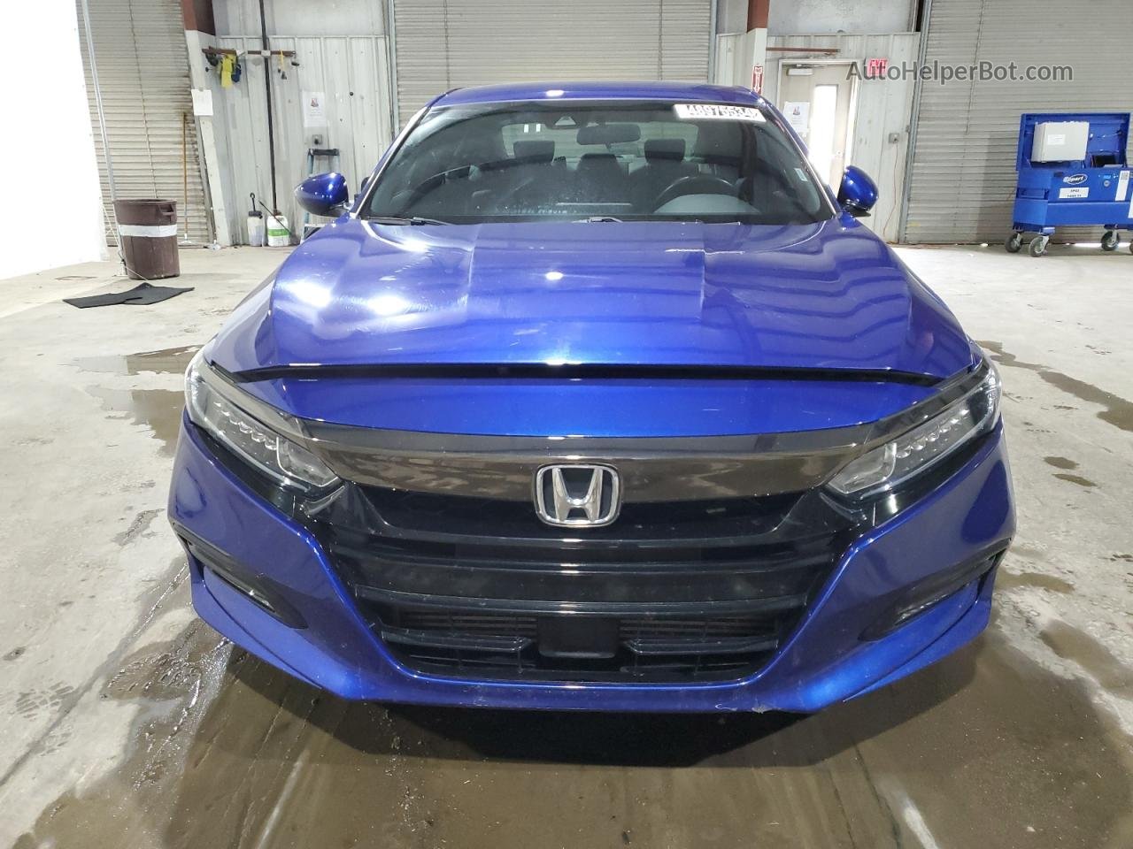 2020 Honda Accord Sport Blue vin: 1HGCV1F31LA033207