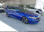 2020 Honda Accord Sport Blue vin: 1HGCV1F31LA035622
