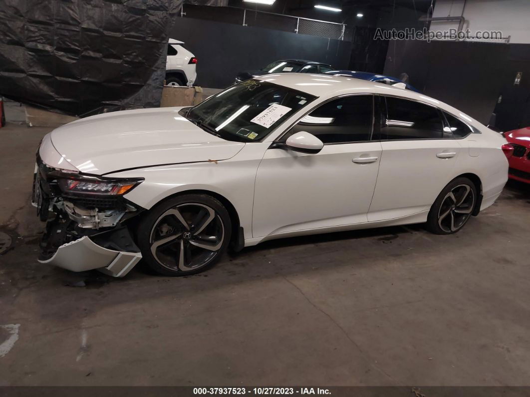 2020 Honda Accord Sport White vin: 1HGCV1F31LA047706