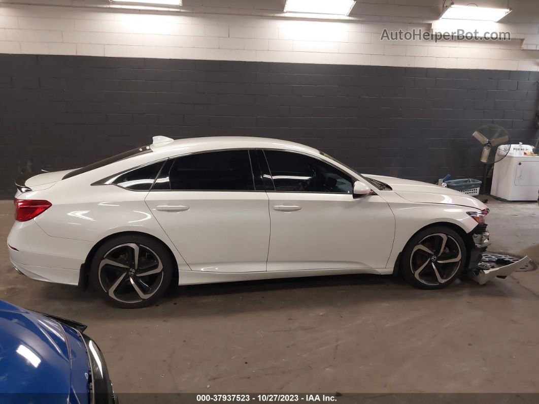 2020 Honda Accord Sport White vin: 1HGCV1F31LA047706