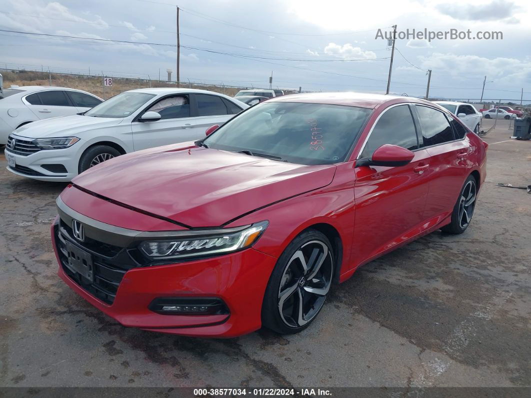 2020 Honda Accord Sport Red vin: 1HGCV1F31LA087056