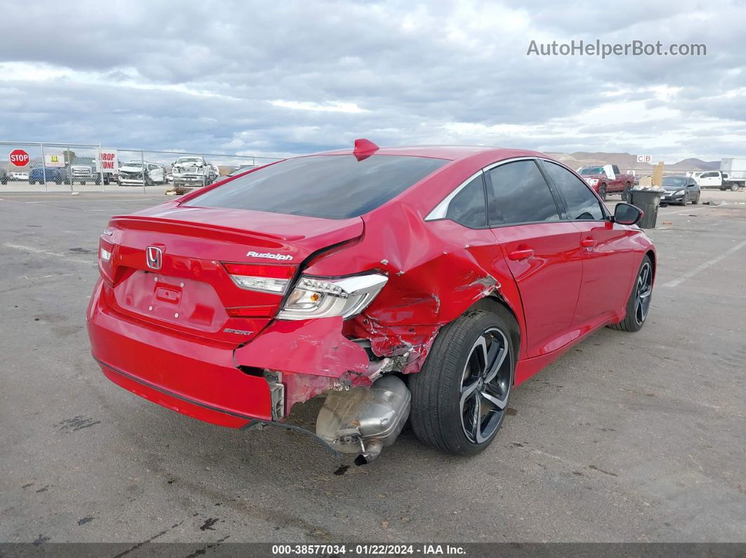 2020 Honda Accord Sport Red vin: 1HGCV1F31LA087056