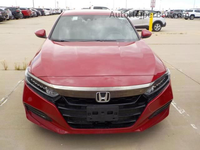 2020 Honda Accord Sedan Sport Red vin: 1HGCV1F31LA136126