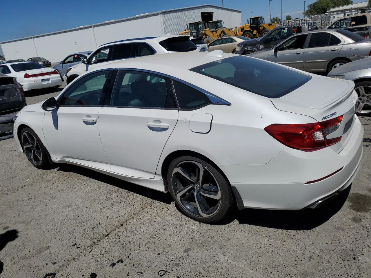 2020 Honda Accord Sport White vin: 1HGCV1F31LA141567