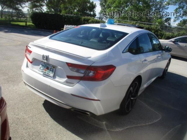 2020 Honda Accord Sedan Sport White vin: 1HGCV1F31LA150799