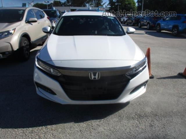 2020 Honda Accord Sedan Sport White vin: 1HGCV1F31LA150799