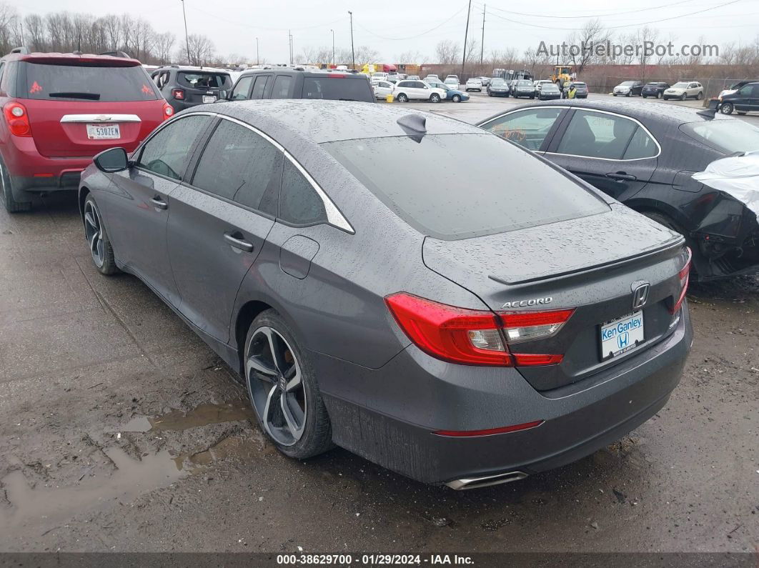 2020 Honda Accord Sport Gray vin: 1HGCV1F31LA157087