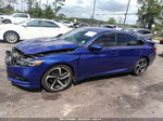 2018 Honda Accord Sport Blue vin: 1HGCV1F32JA050479