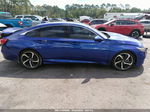 2018 Honda Accord Sport Blue vin: 1HGCV1F32JA050479