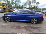 2018 Honda Accord Sport Blue vin: 1HGCV1F32JA050479