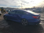 2018 Honda Accord Sport Синий vin: 1HGCV1F32JA061773