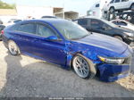 2018 Honda Accord Sport Blue vin: 1HGCV1F32JA122684