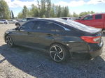 2018 Honda Accord Sport Черный vin: 1HGCV1F32JA153837