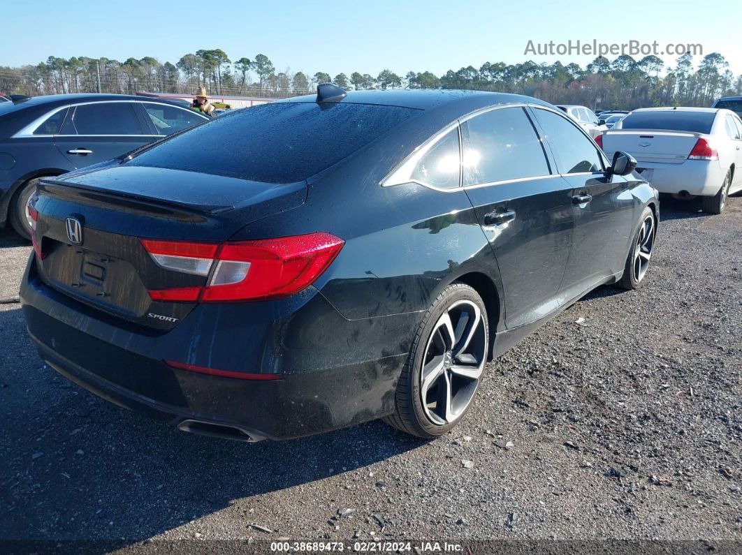 2018 Honda Accord Sport Black vin: 1HGCV1F32JA158584