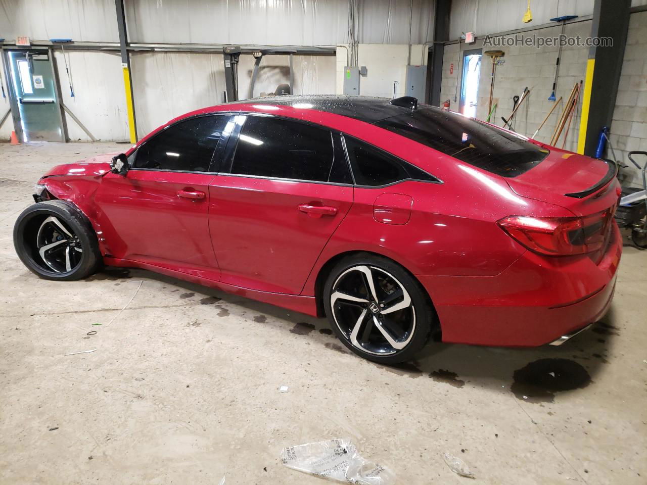 2018 Honda Accord Sport Red vin: 1HGCV1F32JA160108