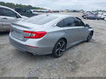 2018 Honda Accord Sport Silver vin: 1HGCV1F32JA214281