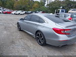 2018 Honda Accord Sport Silver vin: 1HGCV1F32JA214281