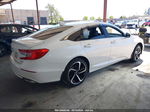 2018 Honda Accord Sport White vin: 1HGCV1F32JA233896