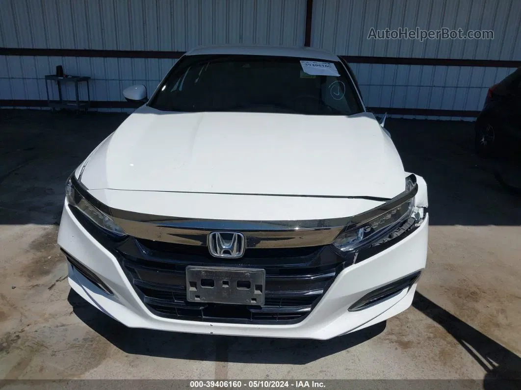 2018 Honda Accord Sport Белый vin: 1HGCV1F32JA233896