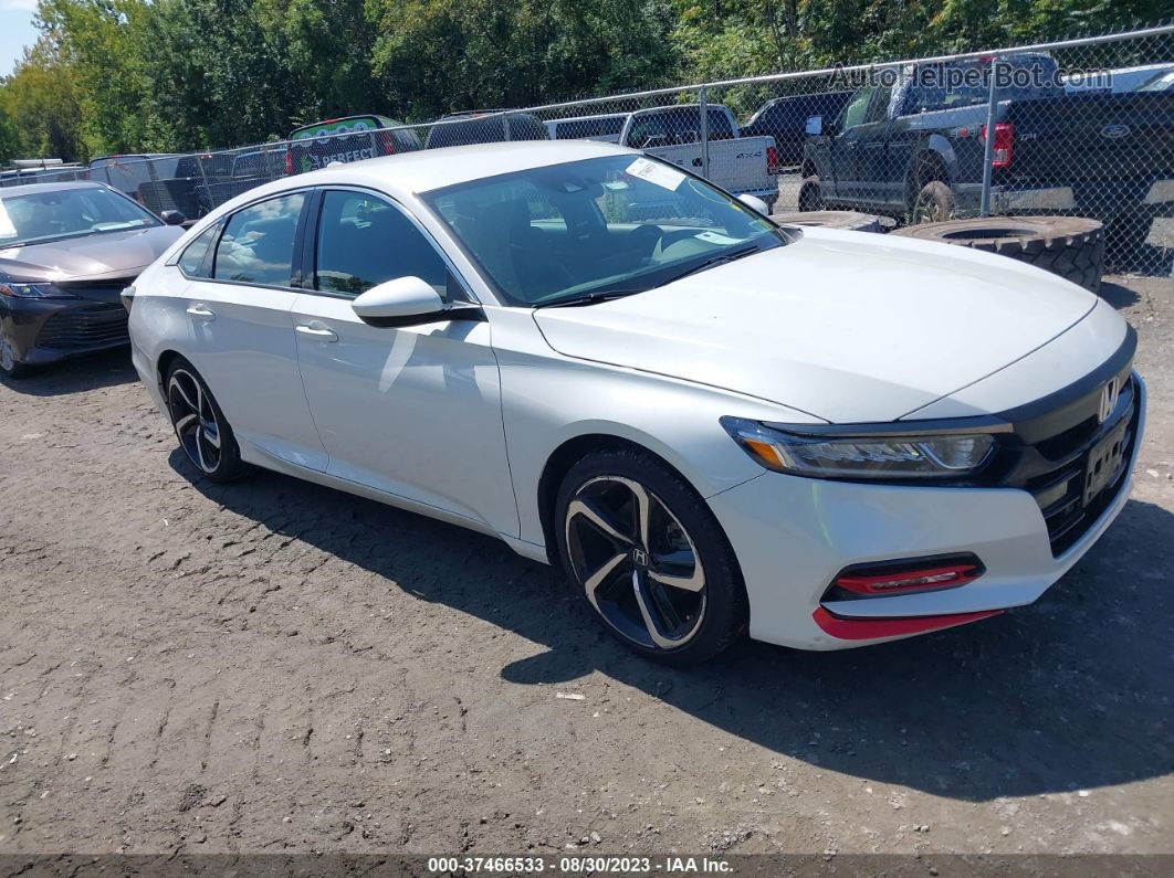 2018 Honda Accord Sedan Sport 1.5t Белый vin: 1HGCV1F32JA262153