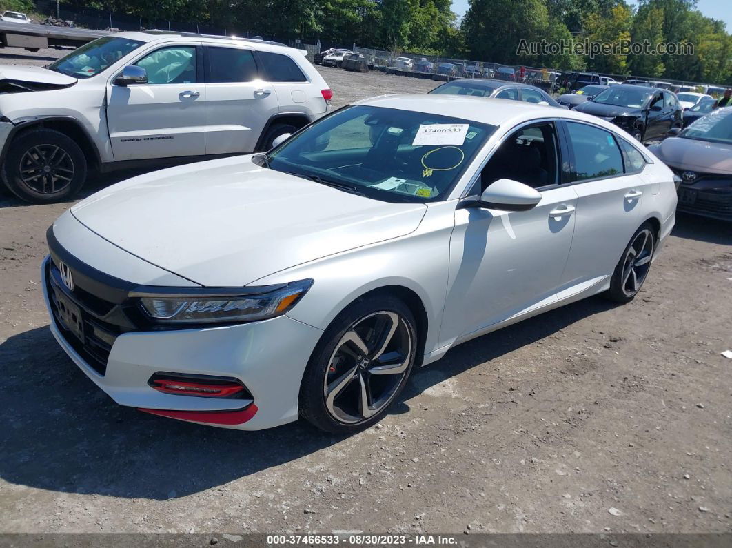 2018 Honda Accord Sedan Sport 1.5t Белый vin: 1HGCV1F32JA262153