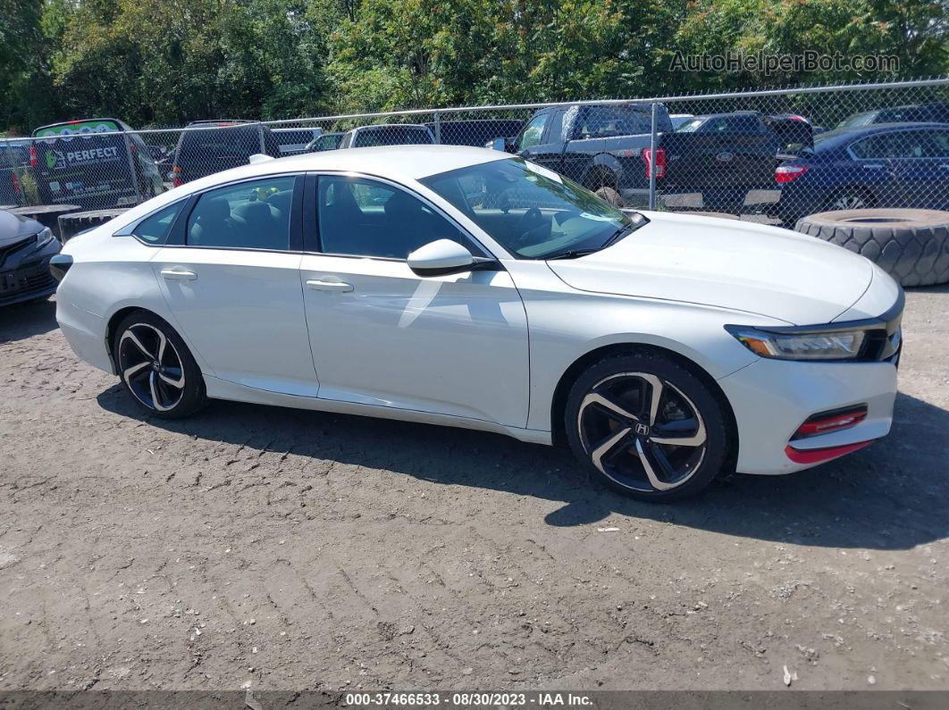 2018 Honda Accord Sedan Sport 1.5t Белый vin: 1HGCV1F32JA262153