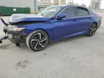 2019 Honda Accord Sport Синий vin: 1HGCV1F32KA011277