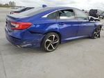 2019 Honda Accord Sport Синий vin: 1HGCV1F32KA011277