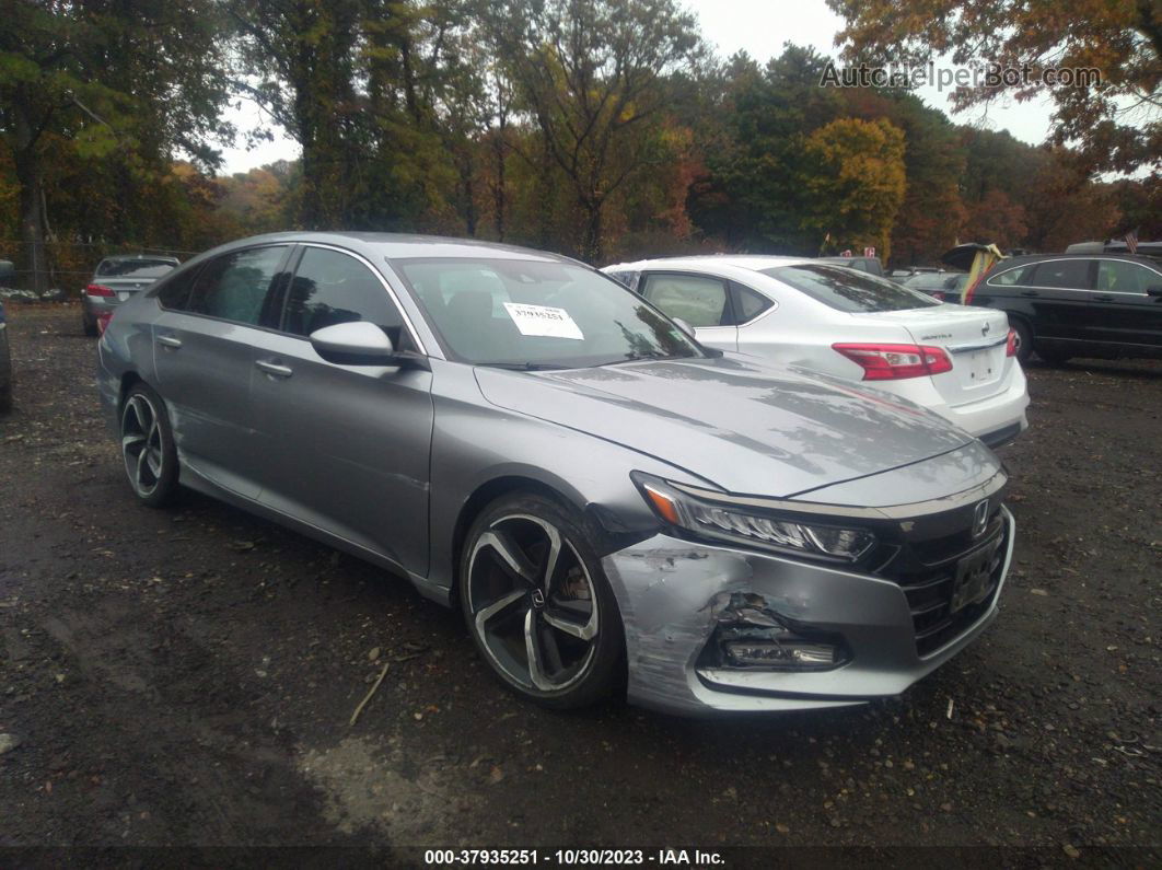 2019 Honda Accord Sedan Sport 1.5t Silver vin: 1HGCV1F32KA028130