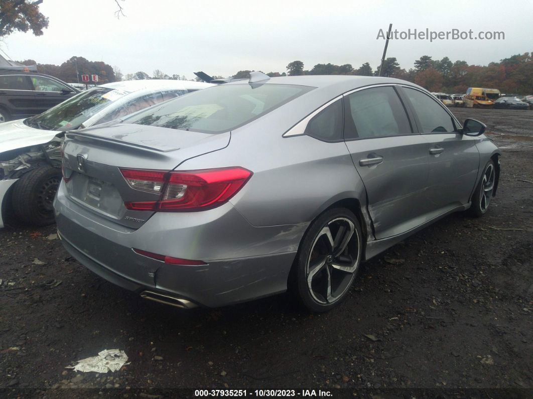 2019 Honda Accord Sedan Sport 1.5t Silver vin: 1HGCV1F32KA028130