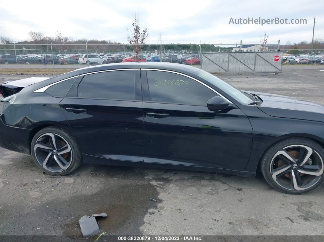 2019 Honda Accord Sport Black vin: 1HGCV1F32KA037278