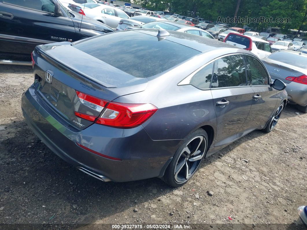 2019 Honda Accord Sport Gray vin: 1HGCV1F32KA038558