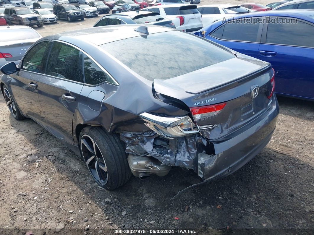 2019 Honda Accord Sport Gray vin: 1HGCV1F32KA038558